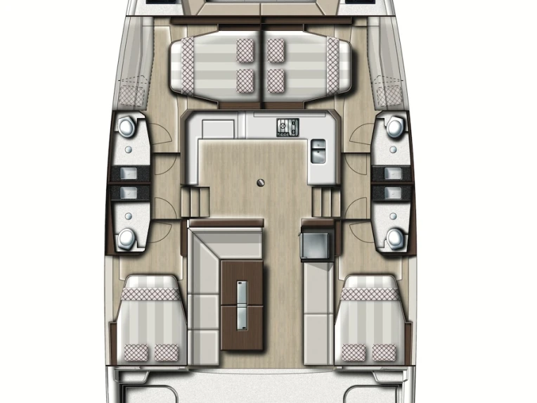 Pronájem jachty v Pirovac -Bali Bali Catspace Voile na Samboatu
