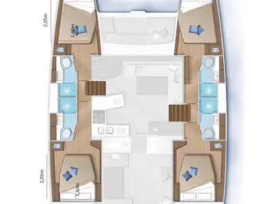 Pronájem lodi Lagoon Lagoon 450 F v Pirovac na Samboatu