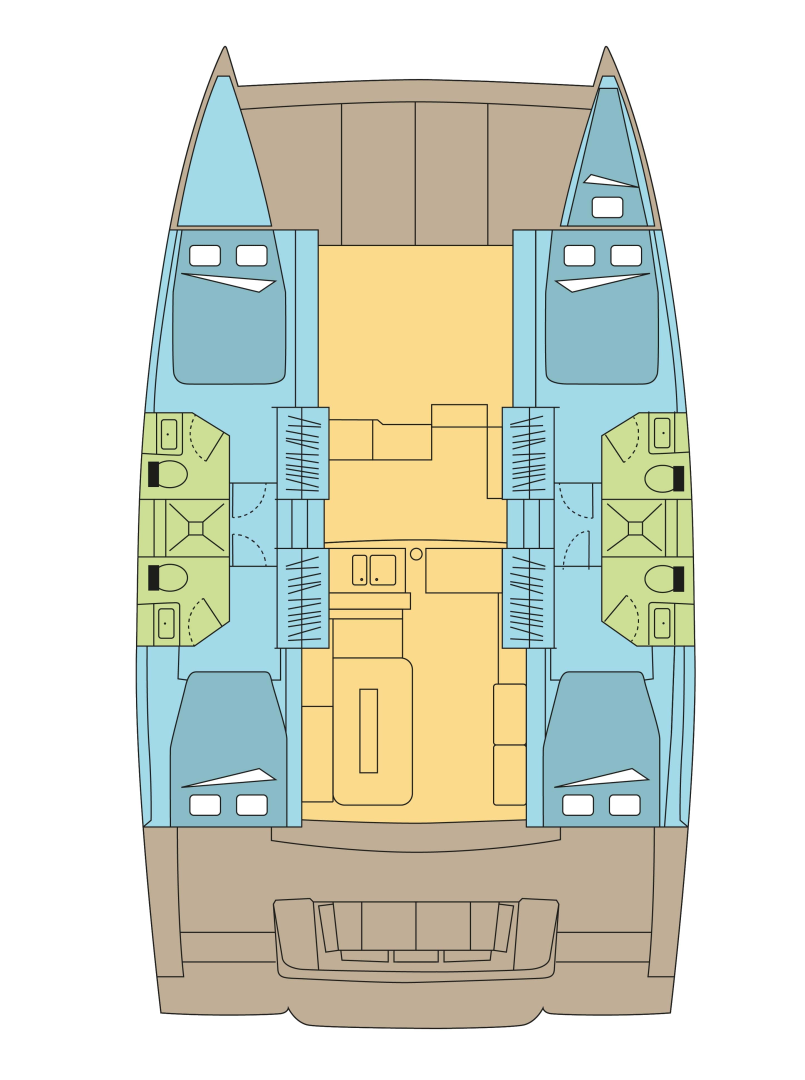 Pronájem jachty v Parham Town -Bali Bali 4.2 na Samboatu