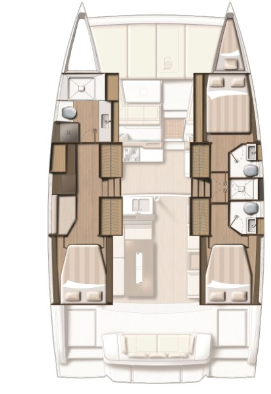 Pronájem jachty v Saint Thomas -Bali Bali 4.2 na Samboatu