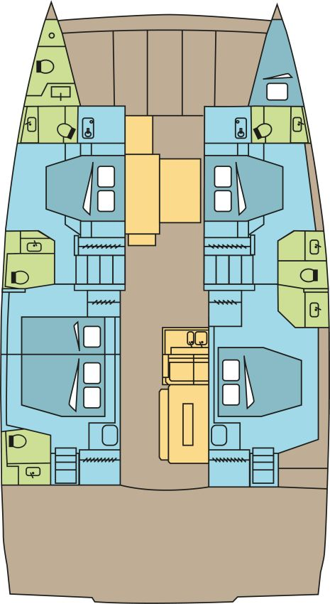 Pronájem Katamarán v Pozzuoli -Bali Bali 4.8