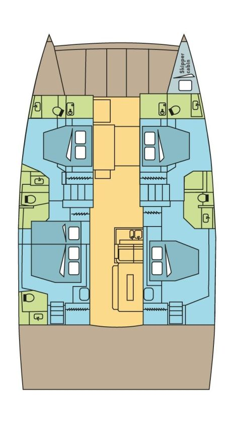 Pronájem Katamarán Bali s licencí