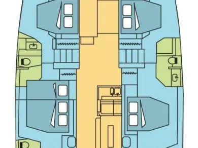 Pronájem Katamarán Bali s licencí