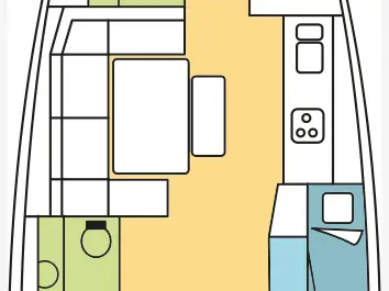 Pronajmout si Dufour Dufour 430 Grand Large v Lefkáda