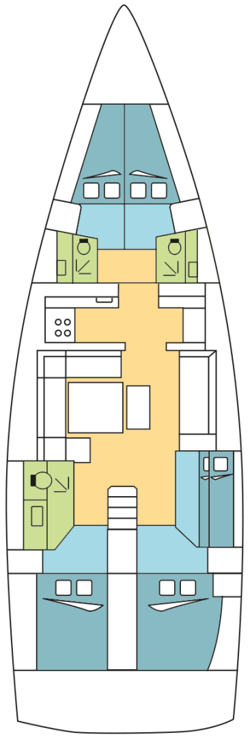 Pronájem lodi Dufour Dufour 500 Grand Large v Jolly Harbour na Samboatu