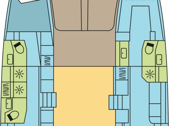 Pronájem Katamarán Excess s licencí