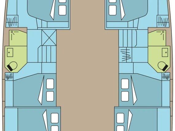 Pronájem jachty v Pozzuoli -Fountaine Pajot Fountaine Pajot Aura 51 SMART ELECTRIC - 6 + 2 cab. na Samboatu