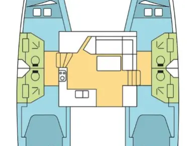 Pronajmout Katamarán se skipperem či ne Fountaine Pajot v Le Marin