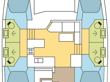 Pronájem lodi Donji Seget lákavé ceny Lagoon 42