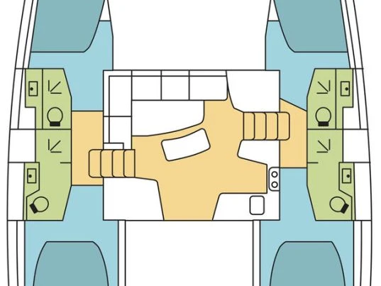 Lagoon Lagoon 42 jednotlivci a charterové společnosti v Le Marin