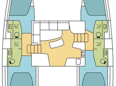 Pronájem lodi Komolac lákavé ceny Lagoon 42