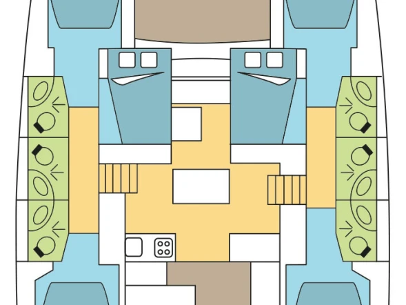 Lagoon Lagoon 50 jednotlivci a charterové společnosti v Parham Town