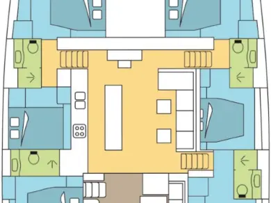 Pronájem lodi Lagoon Lagoon 620 v Le Marin na Samboatu