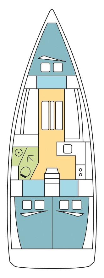 Pronájem Plachetnice v Kos -Jeanneau Sun Odyssey 349