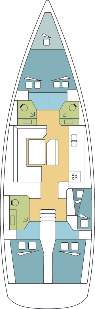 Pronájem lodi Zaton lákavé ceny Sun Odyssey 509