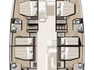 Pronájem lodi Bali Bali 4.8 v Kaštela na Samboatu