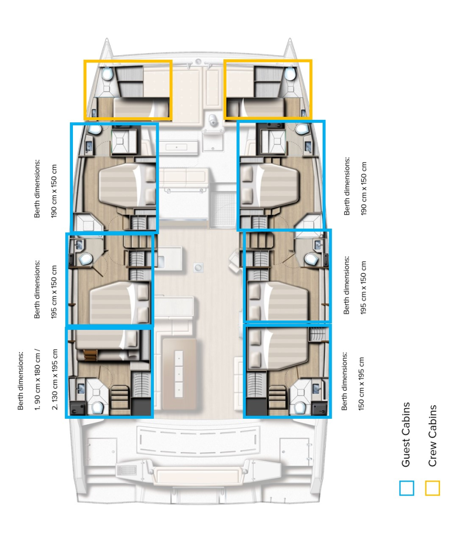 Pronajmout Katamarán se skipperem či ne Bali v Kaštela