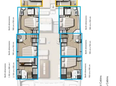 Pronajmout Katamarán se skipperem či ne Bali v Kaštela
