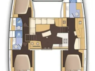 Pronajmout Katamarán se skipperem či ne Lagoon v Kaštela