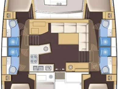 Pronajmout si Lagoon Lagoon 450 F v Kaštela