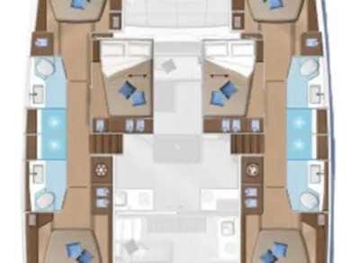 Pronájem Katamarán v Kaštela -Lagoon Lagoon 50