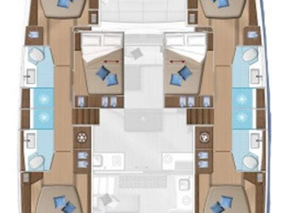 Pronájem lodi Lagoon Lagoon 50 v Kaštela na Samboatu