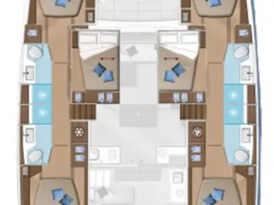 Pronájem lodi Lagoon Lagoon 50 v Kaštela na Samboatu