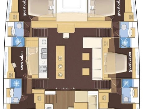 Pronájem jachty v Split -Lagoon Lagoon 620 na Samboatu