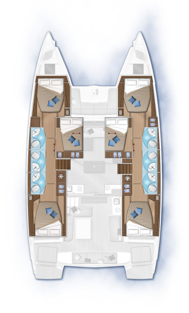 Lagoon Lagoon 50 jednotlivci a charterové společnosti v Alimos