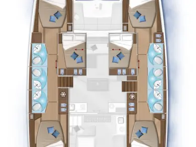 Lagoon Lagoon 50 jednotlivci a charterové společnosti v Alimos