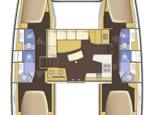 Pronajmout Katamarán se skipperem či ne Lagoon v Alimos