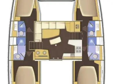 Pronajmout Katamarán se skipperem či ne Lagoon v Alimos