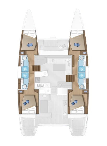 Pronajmout si Lagoon Lagoon 450 F v Alimos