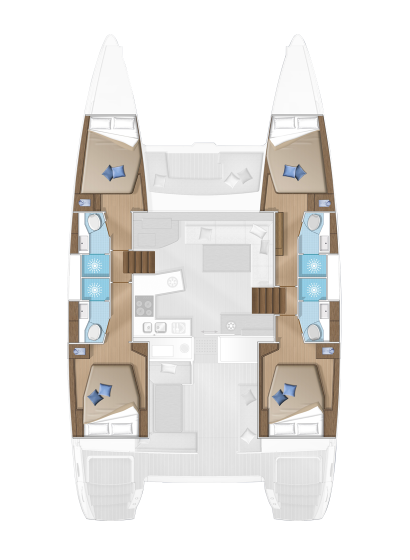 Pronajmout si Lagoon Lagoon 450 F v Alimos