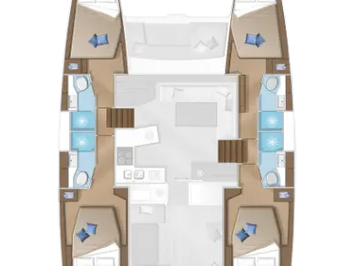 Pronajmout si Lagoon Lagoon 450 F v Alimos