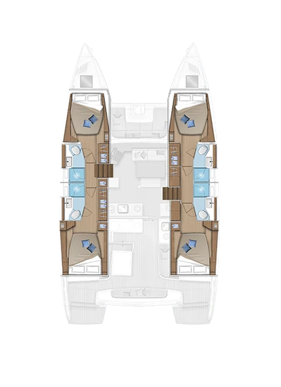 Pronájem lodi Lagoon Lagoon 46 v Alimos na Samboatu