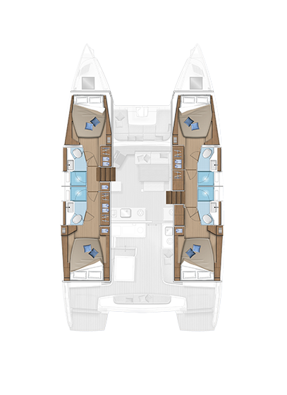 Pronájem lodi Lagoon Lagoon 46 v Alimos na Samboatu
