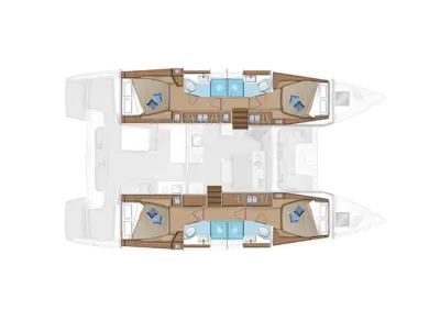 Lagoon Lagoon 46 jednotlivci a charterové společnosti v Alimos