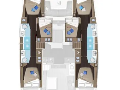 Pronajmout Katamarán se skipperem či ne Lagoon v Alimos