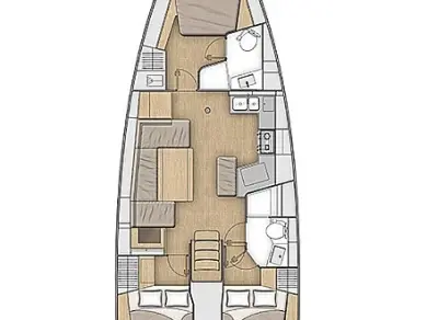 Pronajmout si Bénéteau Oceanis 40.1 v Lefkáda