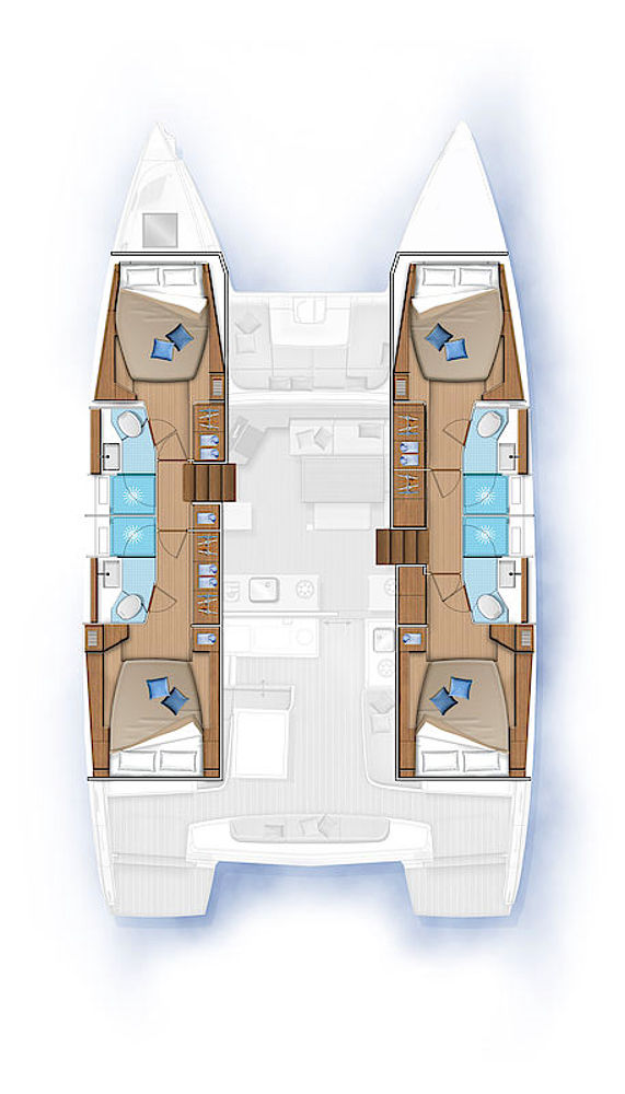 Pronajmout Katamarán se skipperem či ne Lagoon v Sukošan