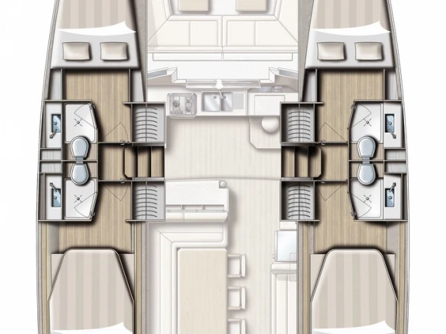 Pronájem Katamarán Bali s licencí