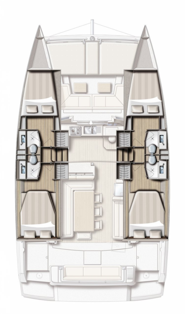 Pronájem Katamarán Bali s licencí