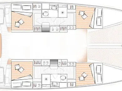 Pronajmout Katamarán se skipperem či ne Excess v Rhodos