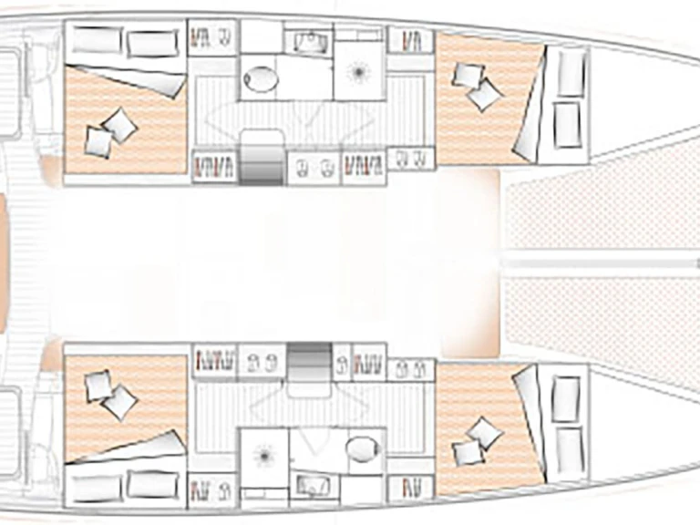 Pronájem Katamarán Excess s licencí