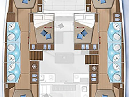 Pronájem Katamarán Lagoon s licencí