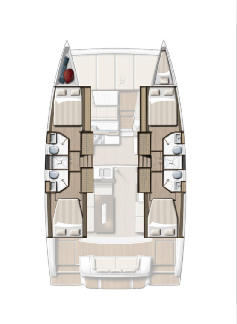 Pronájem lodi Bali Bali 4.2 v Marsh Harbour na Samboatu