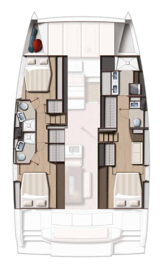 Pronájem jachty v Marsh Harbour -Bali Bali 4.6 na Samboatu