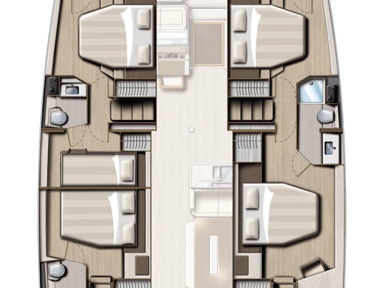Pronajmout Katamarán se skipperem či ne Bali v Marsh Harbour