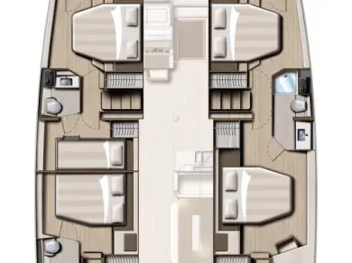Pronajmout Katamarán se skipperem či ne Bali v Marsh Harbour